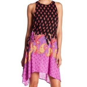 Free People Rendezvous Girl Slip Size Small Tank Slip Dress Paisley Print
